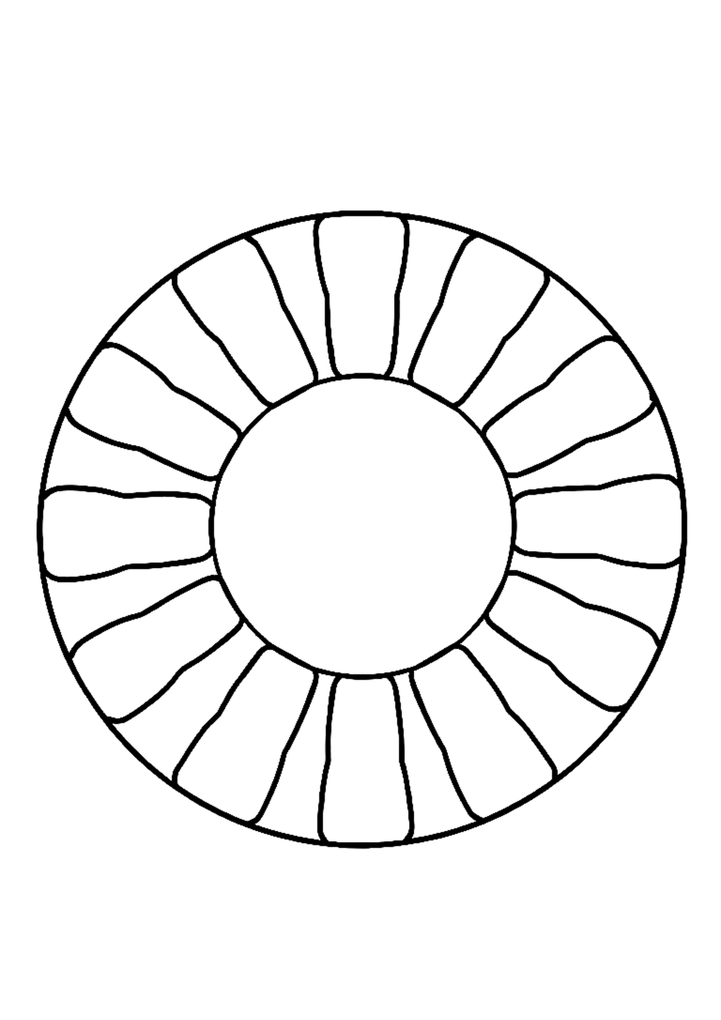 Color wheel showing primary and secondary colors